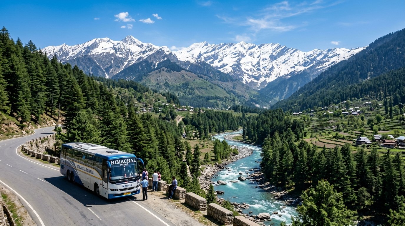 Manali Volvo Tour Package — snow-capped mountains